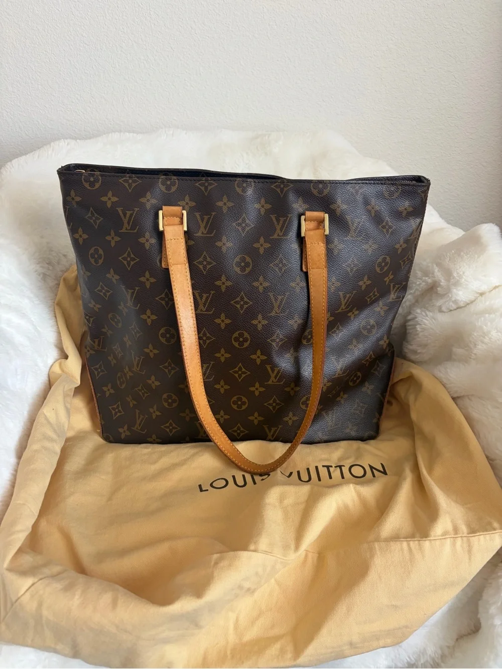Louis Vuitton Monogram Mezzo Tote with Dust bag and COA